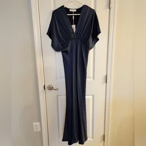 Petal & Pup Deep Blue Maxi Dress